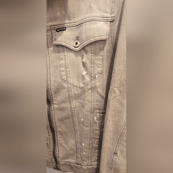 G-Star 3301 STUDS ZIP SLIM JACKET - Picture 4 of 15